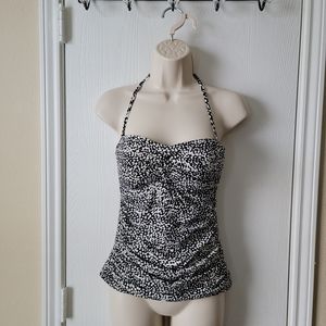 La Blanca Halter Tankini Top Size 4